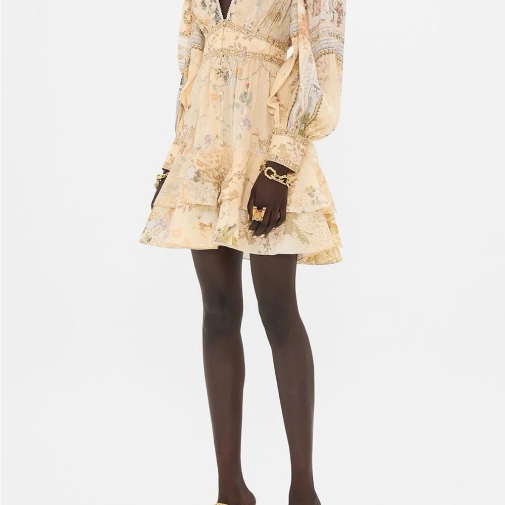 Camilla Cream Lace Mini Dress